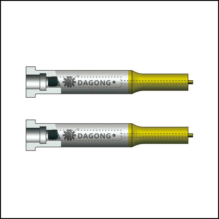 Coating center dowel ejector punches